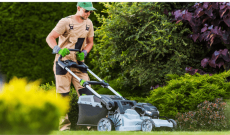 mowing